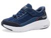 Skechers Baskets Contour Foam Cozy Fit pour garçon, textile bleu marine/synthétique bleu marine/bordure rouge, pointure 39 enfant