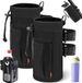 Ibenzoa® Porte-bouteille universel pour vélos et UTV - Noir