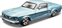 Bburago Ford Mustang - Modelauto - Schaal 1:43 - Blauw Met.