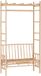 vidaXL Banc de jardin avec pergola - 116 cm - Bambou