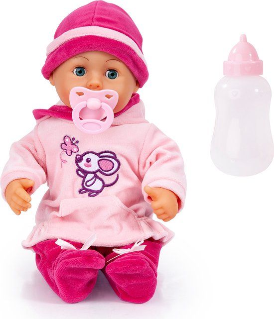 Bayer First Words Baby Pop - 38 cm - Roze