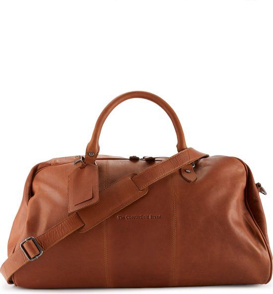 Chesterfield William Leren Reistas - 40 liter - Cognac