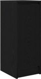 vidaXL Dressoir Zwart Eikenkleurig Spaanplaat 29,5x34x76 cm