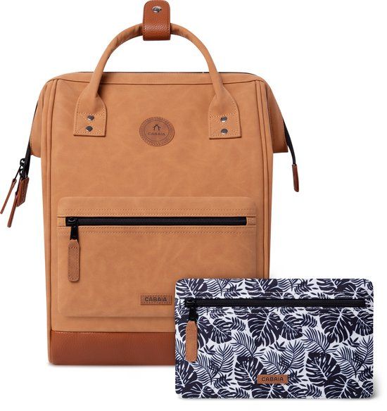 Cabaïa CABAIA - Rugzak Adventurer Medium 18L Moscow, Computercompartiment 13", Levenslange garantie, Brede opening - Bruin
