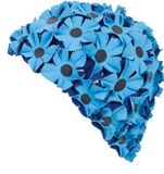 Fashy Rubberen badmuts van bloemen