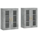 VidaXL Woonkamerkast Betonkleur/Grijs