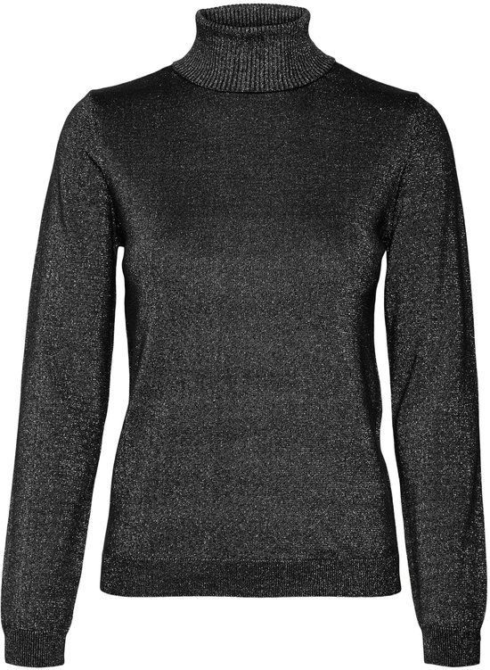 Vero Moda Happy Glitter Sweater Dames - Maat M - Zwart - Maat M