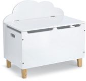 Zeller Present Zeller Kinderopbergkist met deksel - Cloud