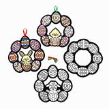 Baker Ross AX819 Paaskrans Art Decorations - Pack van 10