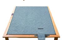 Merkloos Picknickdeken - Buitendeken - Stranddeken - 200x200 cm - waterdicht en draagbaar - inclusief 4 grondpennen