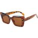 Techsuit Lunettes de Soleil Femme 5277, Noir Marron