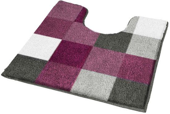 KLEINE WOLKE - Toiletmat Caro oudroze 55x55cm