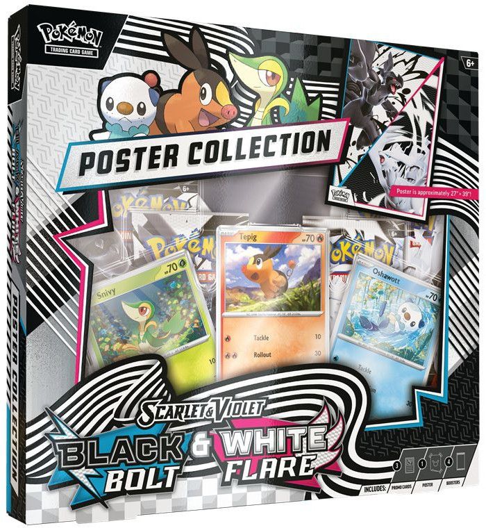 The Pokemon Company Pokémon Scarlet & Violet - SV10.5 Black Bolt & White Flare Poster Collection