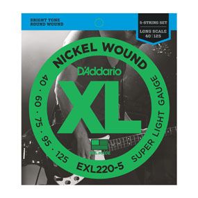 D'Addario EXL220-5 - Snaren voor muziekinstrumenten