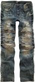 Rock Rebel by EMP Blauwe bikerjeans met individuele wassing - Heren - W34L32
