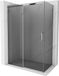 Mexen Omega schuifbare douchcabine 150 x 80 cm, grafiet, chroom
