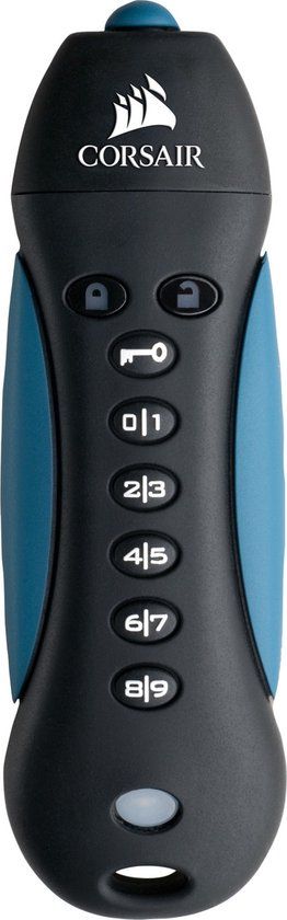 Corsair Padlock 3 64GB USB 3.0 Flash Drive - Secure, Password Protected