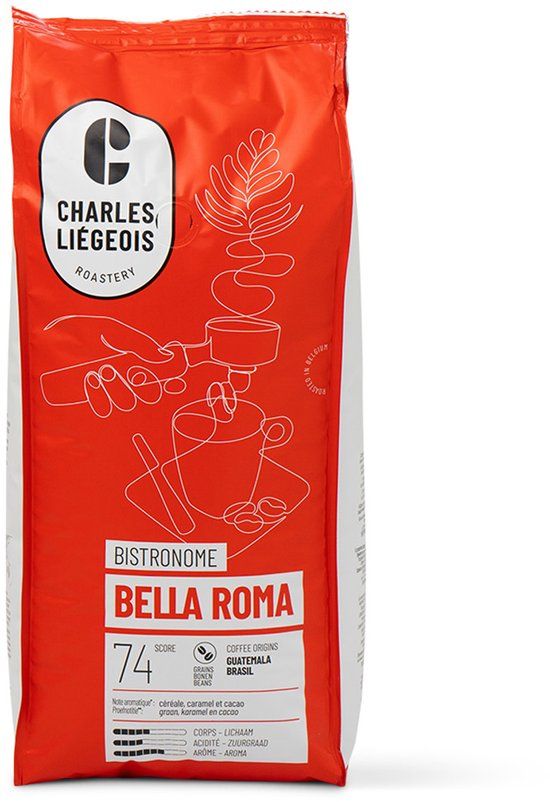 Charles Liégeois Koffiebonen Bella Roma, 1 kg