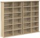 vidaXL Meuble CD Chêne Sonoma 60 x 17 x 92 cm