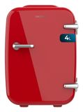 Cecotec Bolero MiniCooling 4L Havana Red Vrijstaand Wit Koelkast