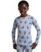 Icebreaker 200 Oasis Bear Tour Aop Manches Longues Couche de Base Bleu 8 Ans Enfants
