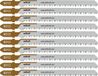 wolfcraft MDF Decoupeerzaagbladen 65mm - Fijne snede - HCS-blad met T-schacht - Hout - 8013100