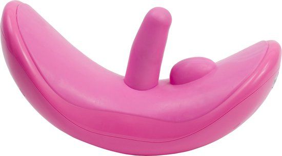 Doc Johnson IR ide Hands Free Vibrator Met Clit Stimulator - Roze