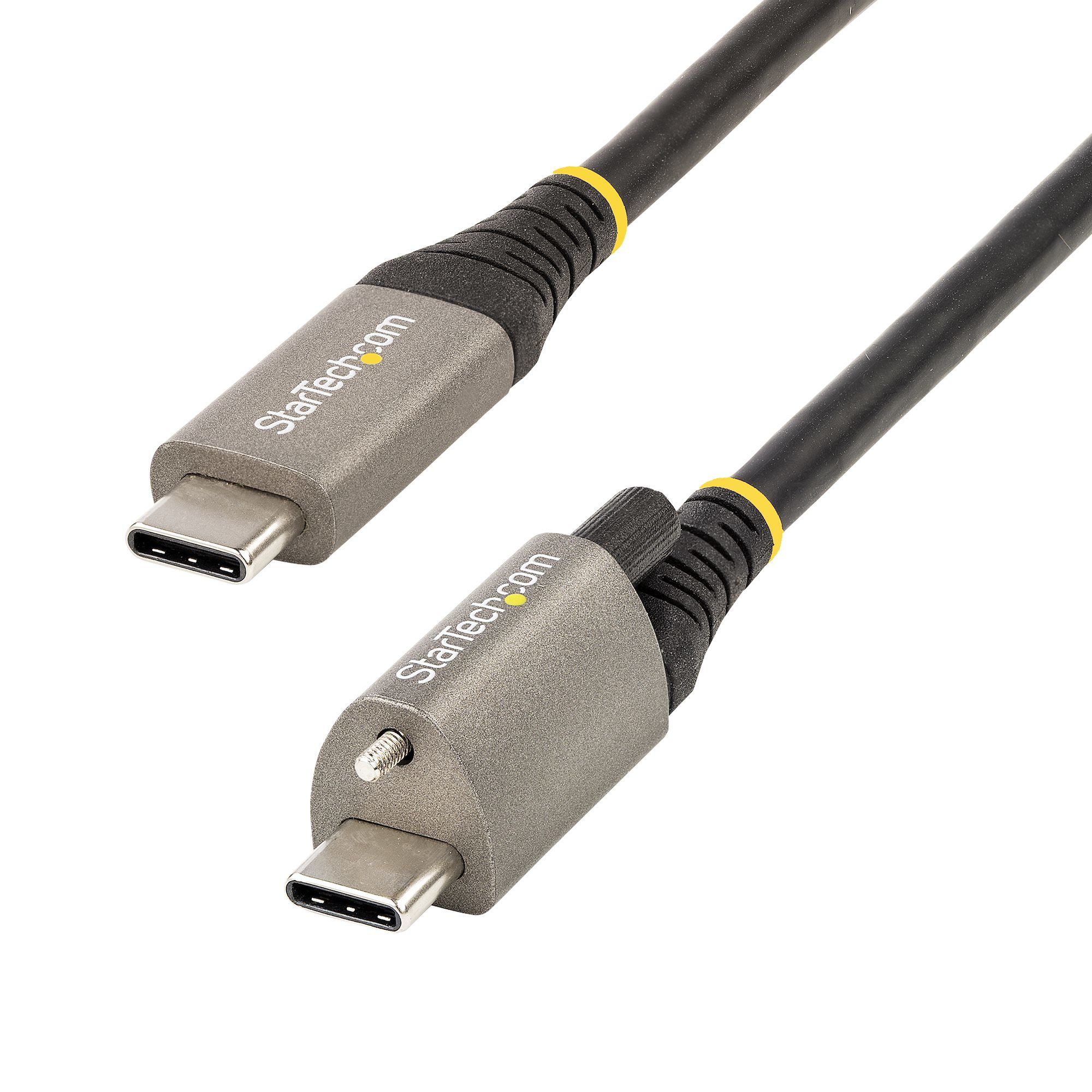 StarTech.com 1m USB-C Kabel - 10Gbps, 100W PD, Vergrendelbaar