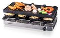 Merkloos Raclette apparaat raclettegrill - 1200 W - 8 pannetjes - Aluminium - Antiaanbaklaag