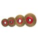 Kivec IT4152 ronde borstel Ø 150 mm, Latonado staal boomdiameter 16 mm draaddikte 0,30 20