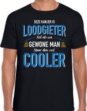 Bellatio Decorations Shoppartners Bv Deze kanjer is loodgieter net als een gewone man maar dan veel cooler T-shirt Zwart Heren M
