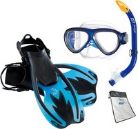 IST Sports Twingo Snorkelset voor Kinderen - Blauw - Maat 34-38