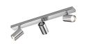 Fischer & Honsel Wandlamp Gavin 3x GU10 max. 7,0 Watt, chroomkleurig, IP44, 30225, 60 x 11 x 14 cm (LxBxH)