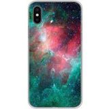 Apple iPhone XS Max Nebuleuse Bedrukt siliconen hoesje