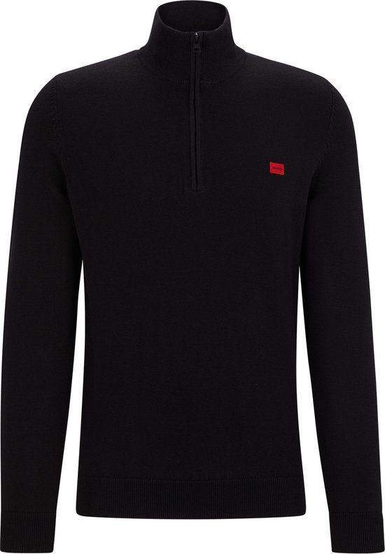 Hugo San Quintus C Trui Zwart S Man - Sweater - Black - Men - Size S - 2023