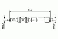 BOSCH Bremsschlauch 1987481569