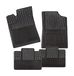 CarFashion 280428 Monza AB1 All-weather mat, 4-delig, Tpe rubberen mat zwart, auto vloermatten set zonder mathouder