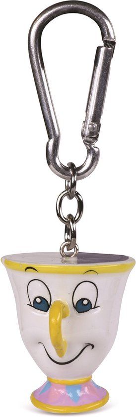 Pyramid Disney Beauty and the Beast Chip - 3D Polyresin Sleutelhanger