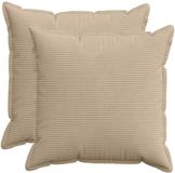 vidaXL - Kussensloop - 2 stuks - Taupe - 70 x 70 cm