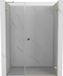 Mexen Lunar-B porte de douche rabattable droite 140 cm, transparent, or