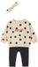 Vertbaudet sweater + legging + haarband babymeisje