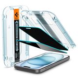 Spigen Glas.tR EZ Fit Schermbeschermer voor Apple iPhone 15 - 1 stuk