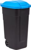 Curver Afvalbak met wielen, 110L, Blauw