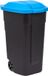 Curver Afvalbak met wielen, 110L, Blauw