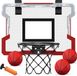 Shenzhen Haorui Industrial Technology Co., Ltd. Mini Basketbalkorf Enfants Intérieur Extérieur Porte Suspendu Panneau de Basket-ball - Set de Basket-ball 3 Balles - Garçons Filles Adultes