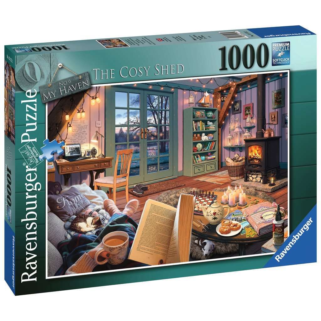Ravensburger My Haven No 6. The Cosy Shed - 15175 - Puzzel - 12+ jaar