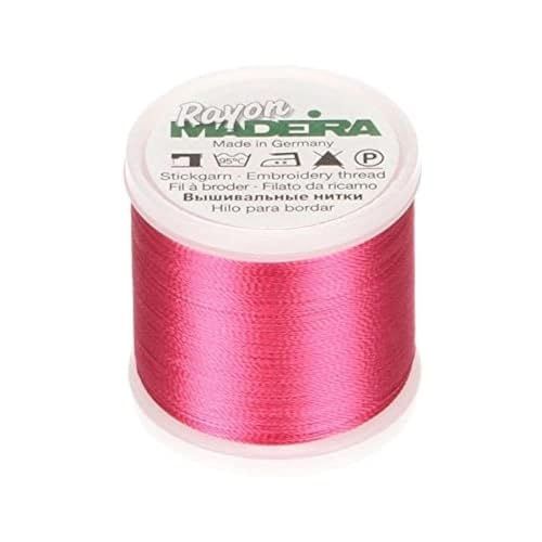 Deep Madeira Deep Rose Rayon Thread