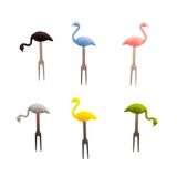 Koala Spain 6 stuks 3D voedselspiesen roestvrij staal 6 kleuren