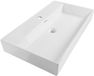 Brauer Lunar Wastafel - 80 cm - Keramiek - Wit