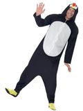 Smiffys Penguin kostuum, alles in één met capuchon